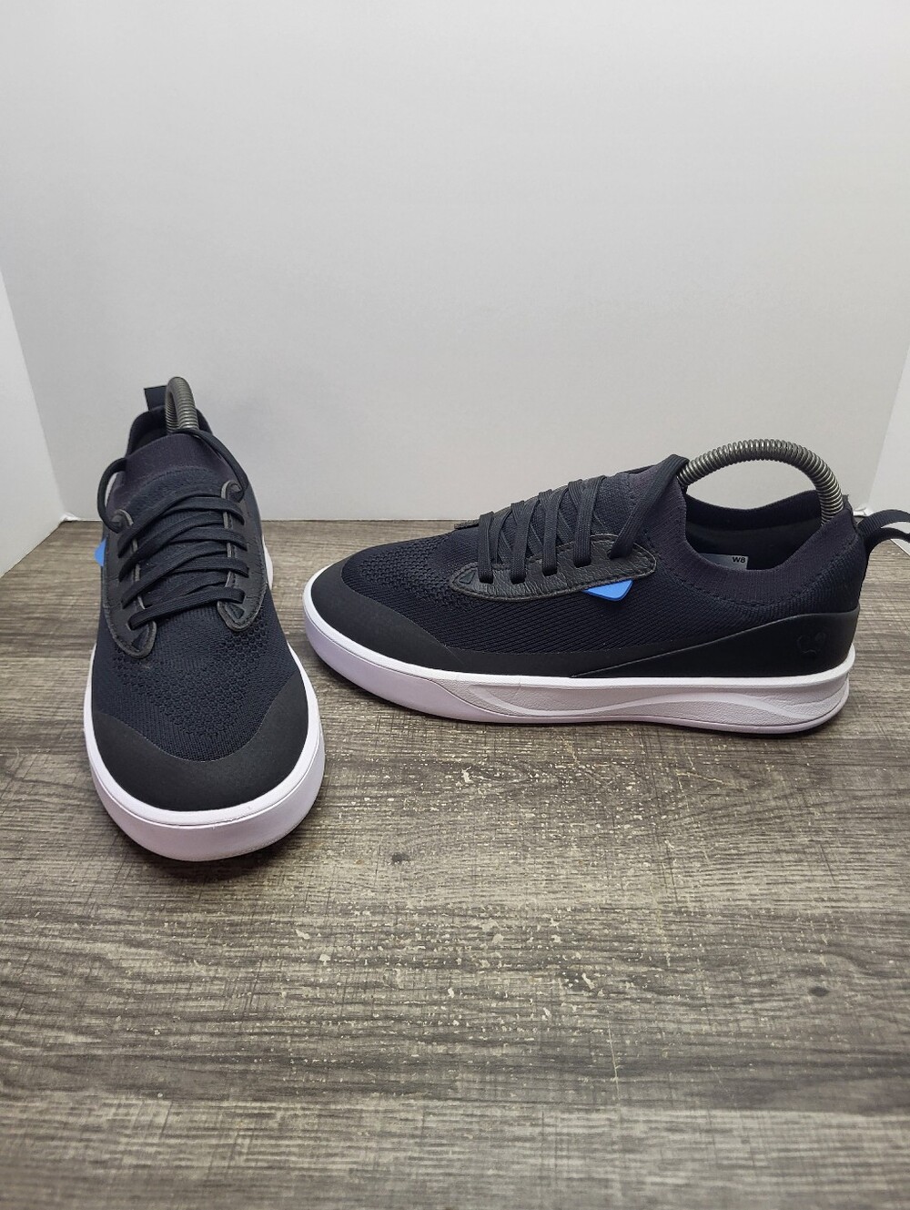 Vessi Womens Weekend Neo Sneakers Size 8 Waterproof Black Knit Casual Shoes